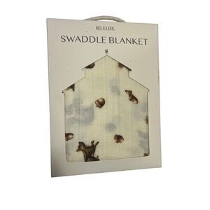 MILK BARN BRAND NEW SWADDLE BLANKET